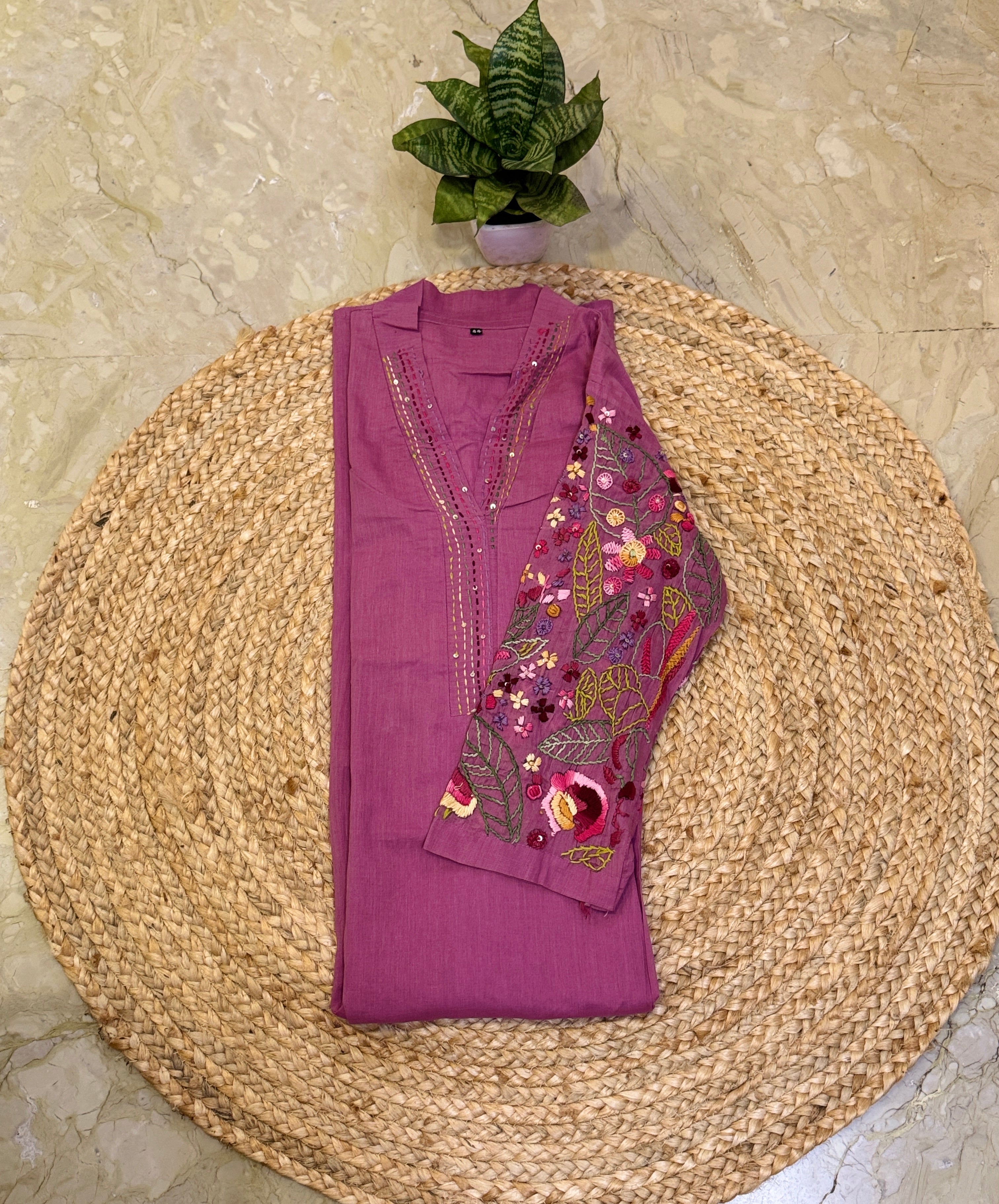 Pure mul cotton kurta