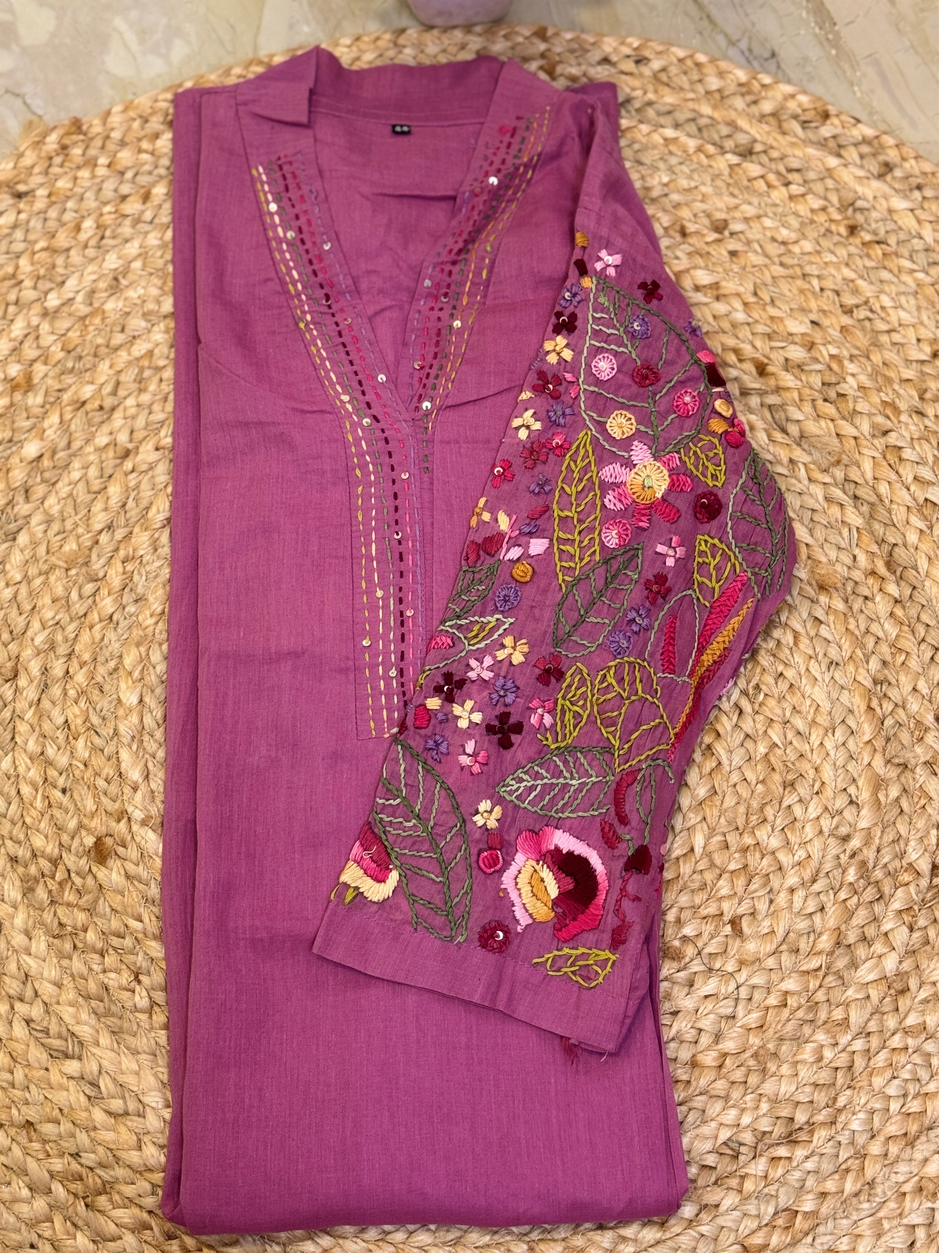Pure mul cotton kurta