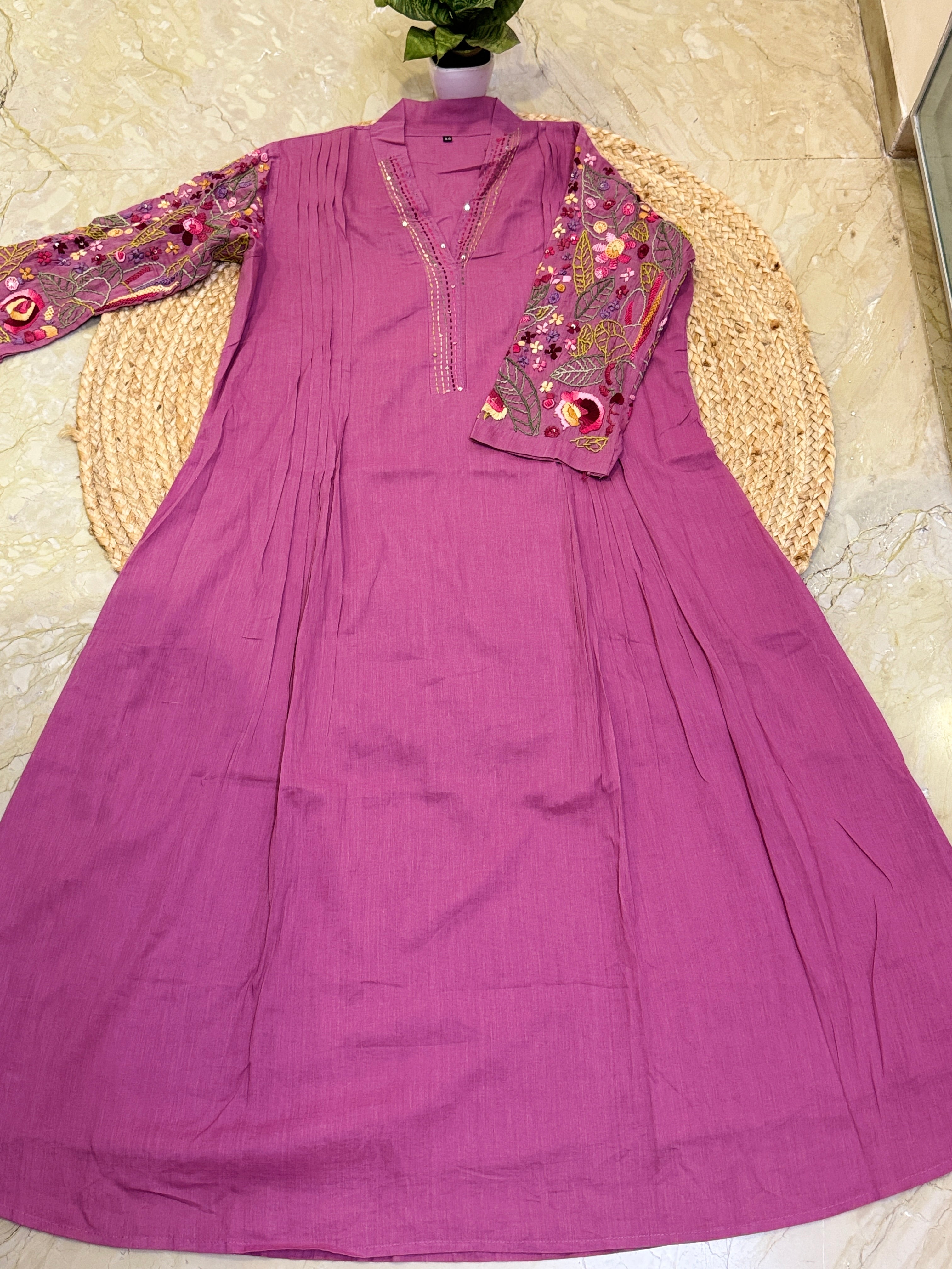 Pure mul cotton kurta